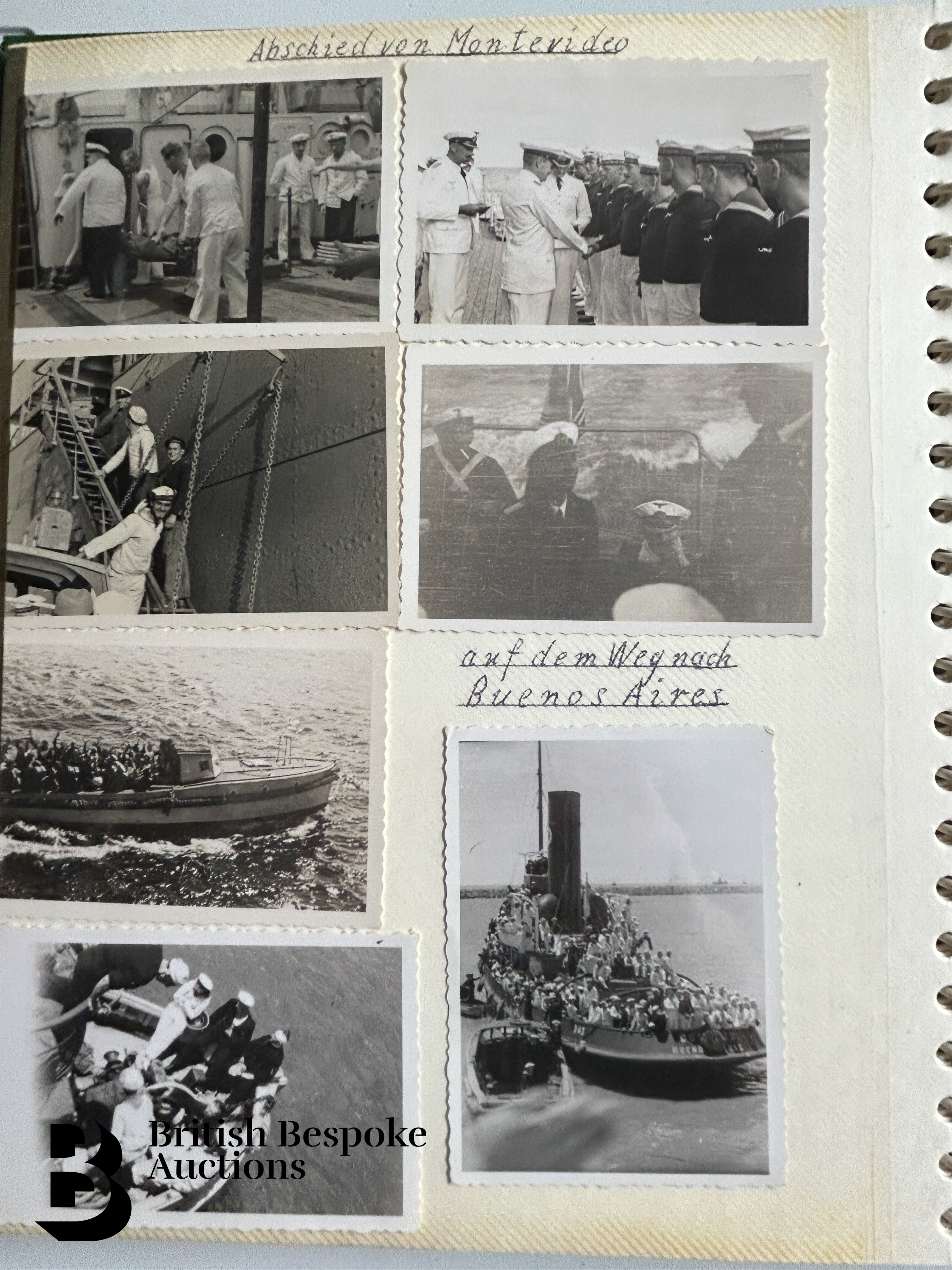 Graf Spee (Pocket Battleship) Interest, incl. Photographs, Documents, Miscellanea - Bild 89 aus 126