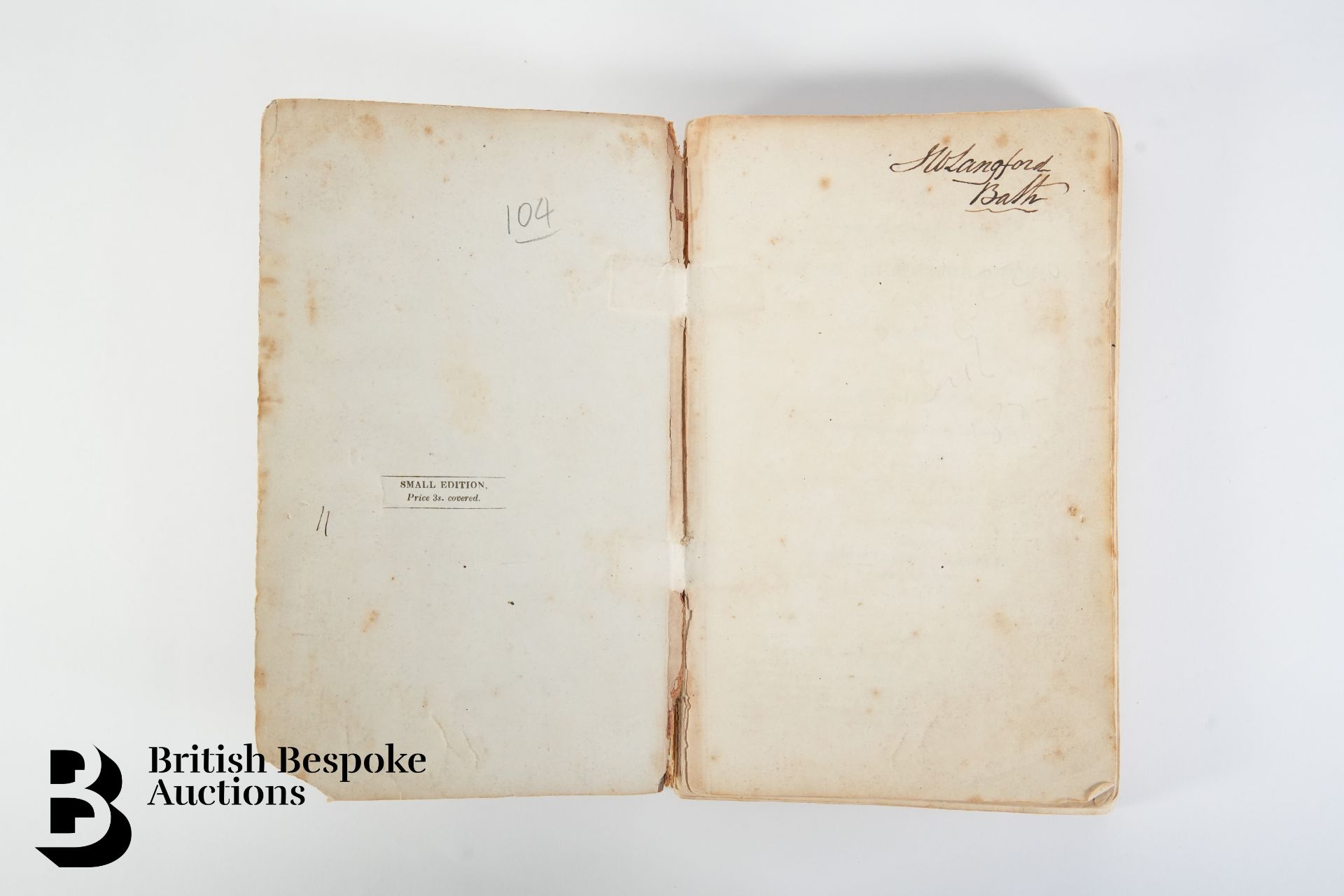 Diary from 1835 Written by J W Langford, Bath - Bild 7 aus 11