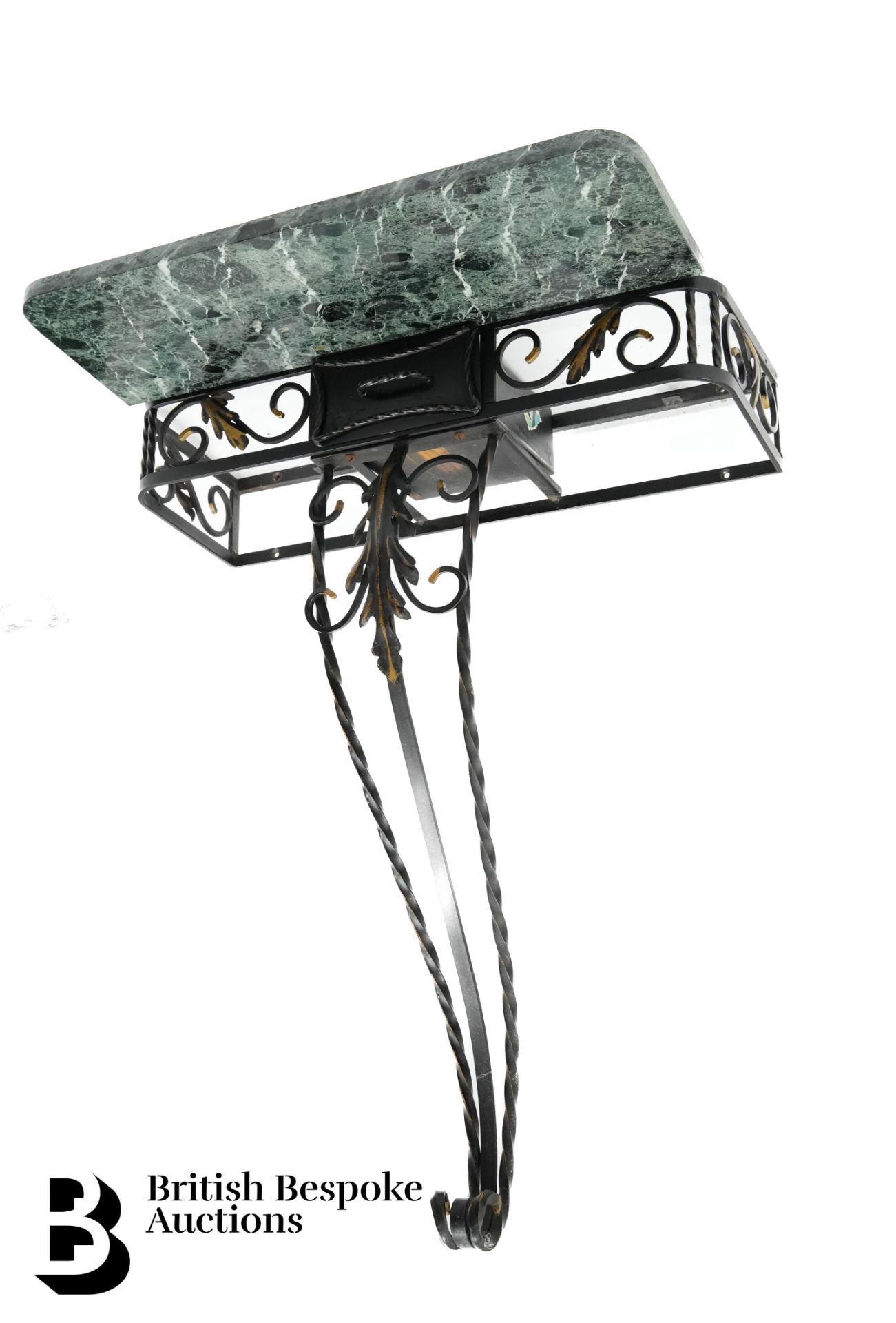 Wrought Iron Console Table - Image 2 of 3