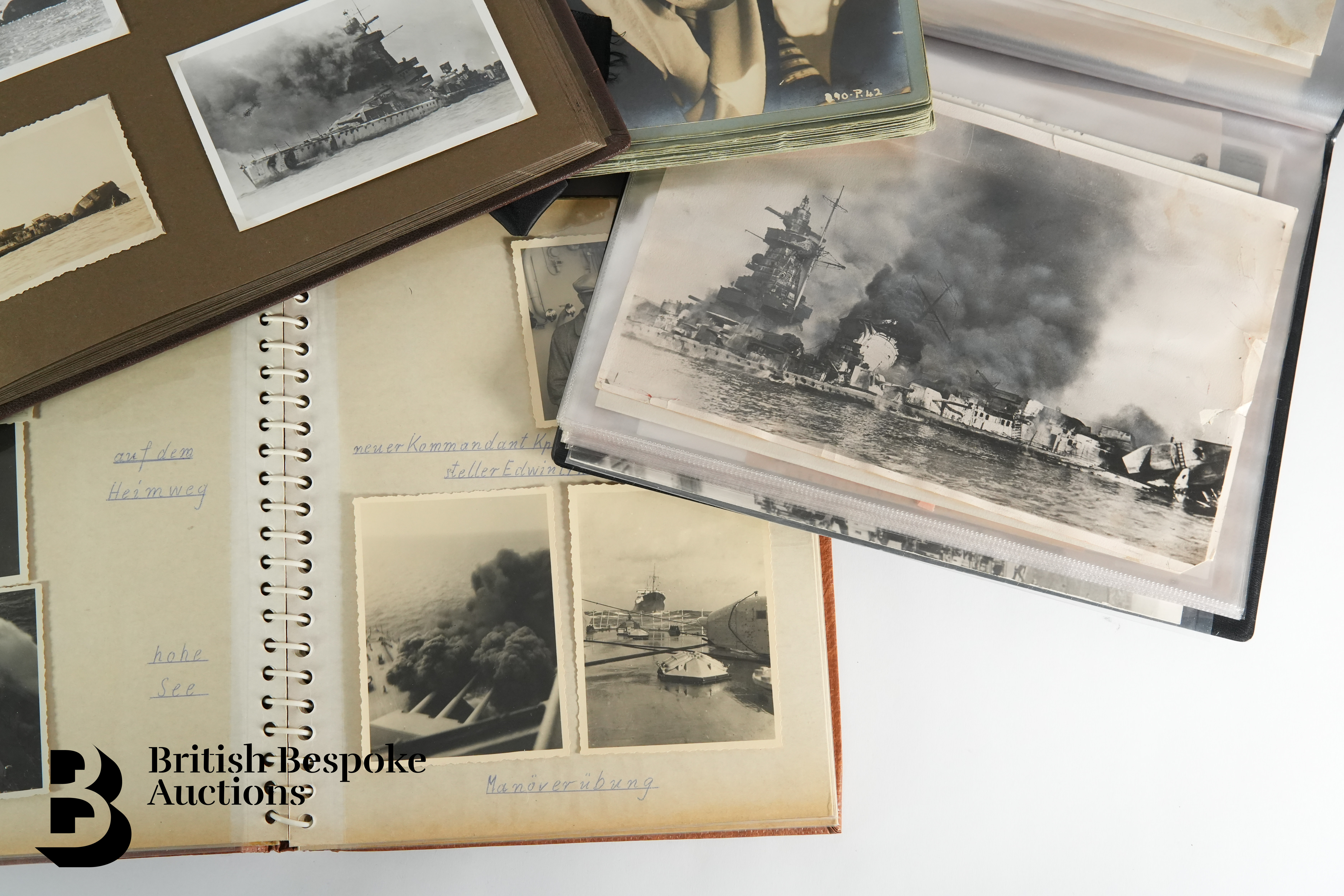 Graf Spee (Pocket Battleship) Interest, incl. Photographs, Documents, Miscellanea - Bild 3 aus 126