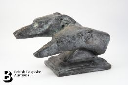 Greyhound Head Sculpture
