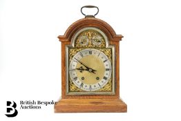 Winterhalder & Hofmeier Oak Mantel Clock