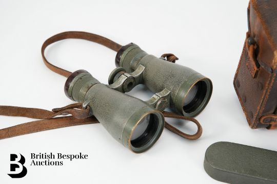 WWI Prussian Military Galilean Binoculars - Image 2 of 6