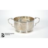 Silver Twin Handled Porridger