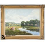 David Morgan (b.1947 ) Oil on Canvas