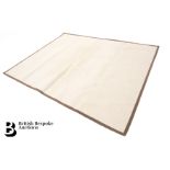 Large Contemporary Heavy Wool Cream Carpet