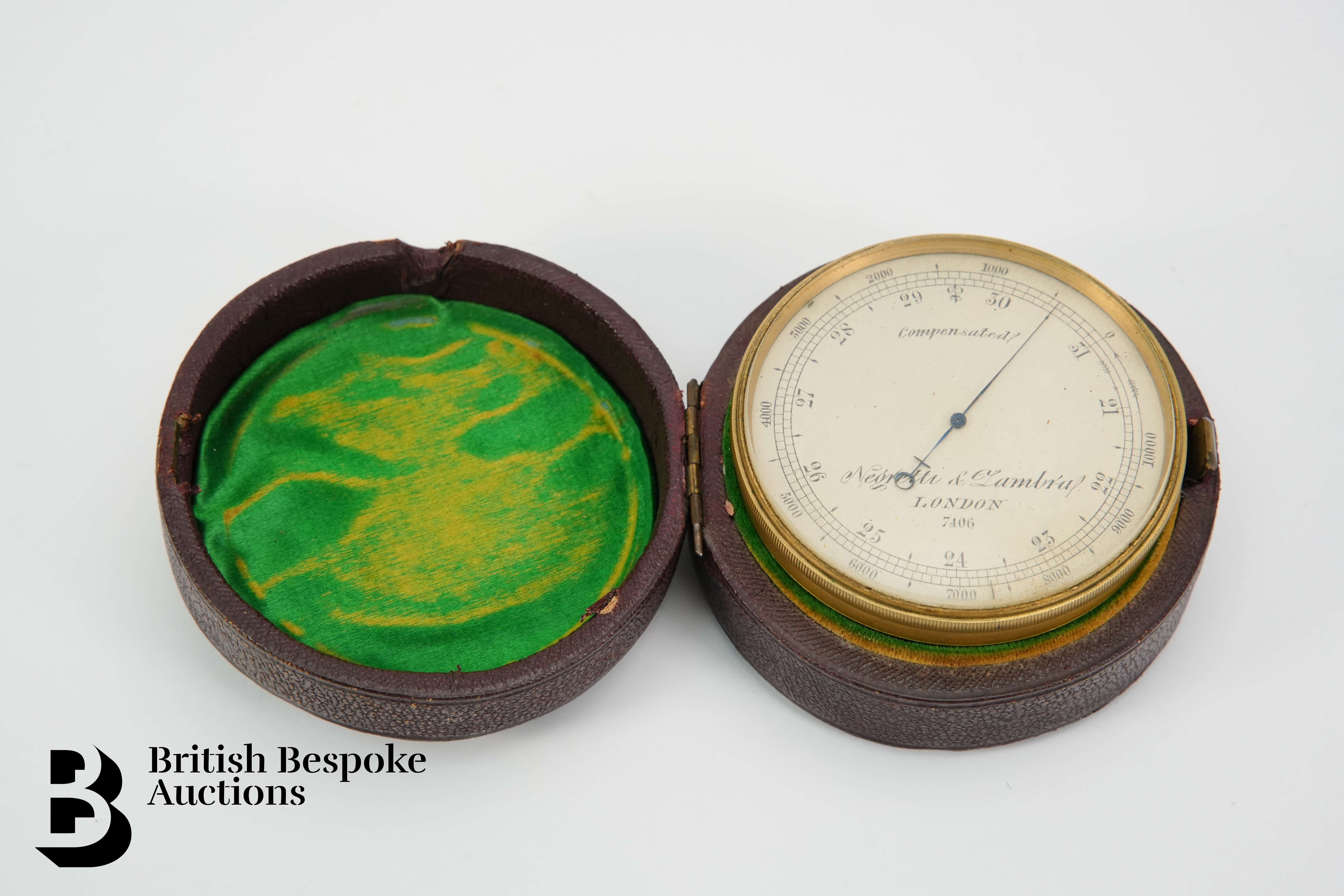 Negretti & Lambra Compensated Desk Barometer - Image 3 of 3