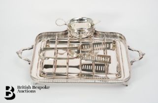 Silver Plated Asparagus Server