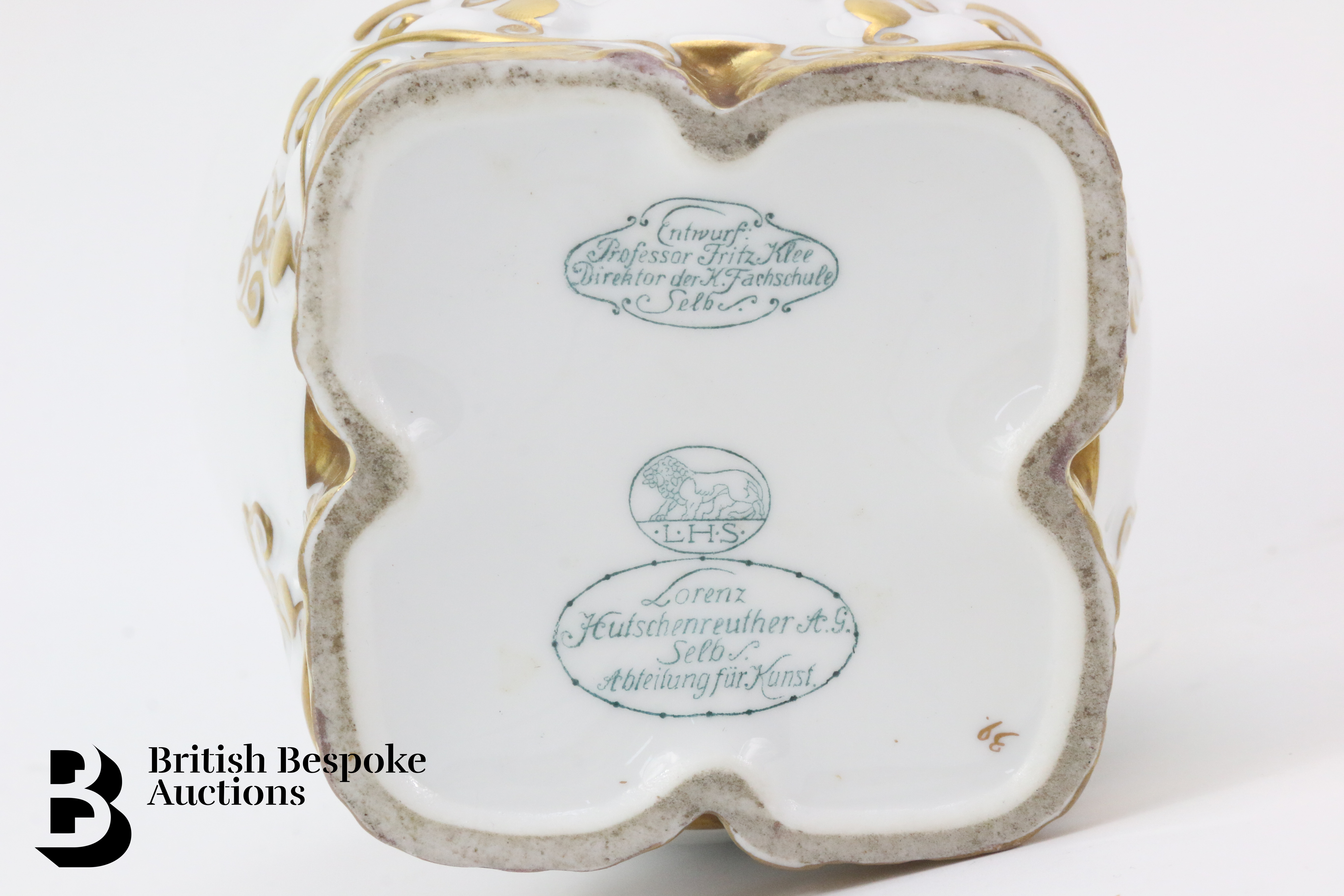 Hutschenreuther Porcelain Jar and Cover - Image 8 of 8