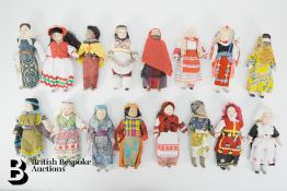 Collection of Dolls of the World Porcelain Headed Dollies