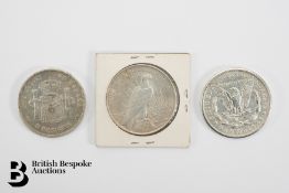 American and Spanish Coins