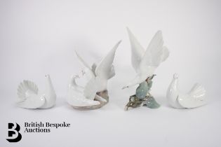 Lladro Porcelain Sculptures