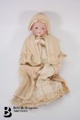 Armand Marseille Bisque Sleeping Infant Doll