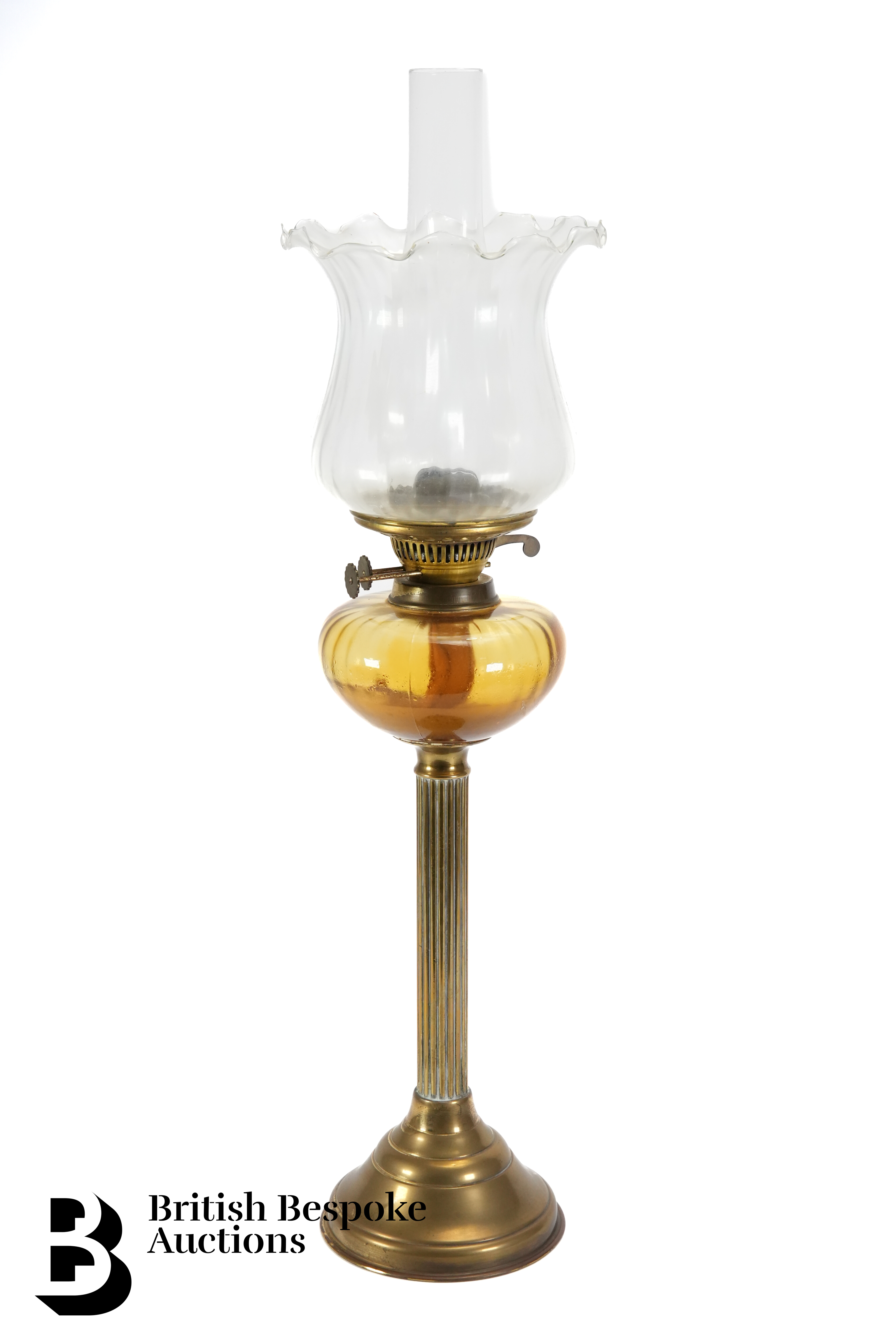 Edwardian Oil Lamp - Image 3 of 3