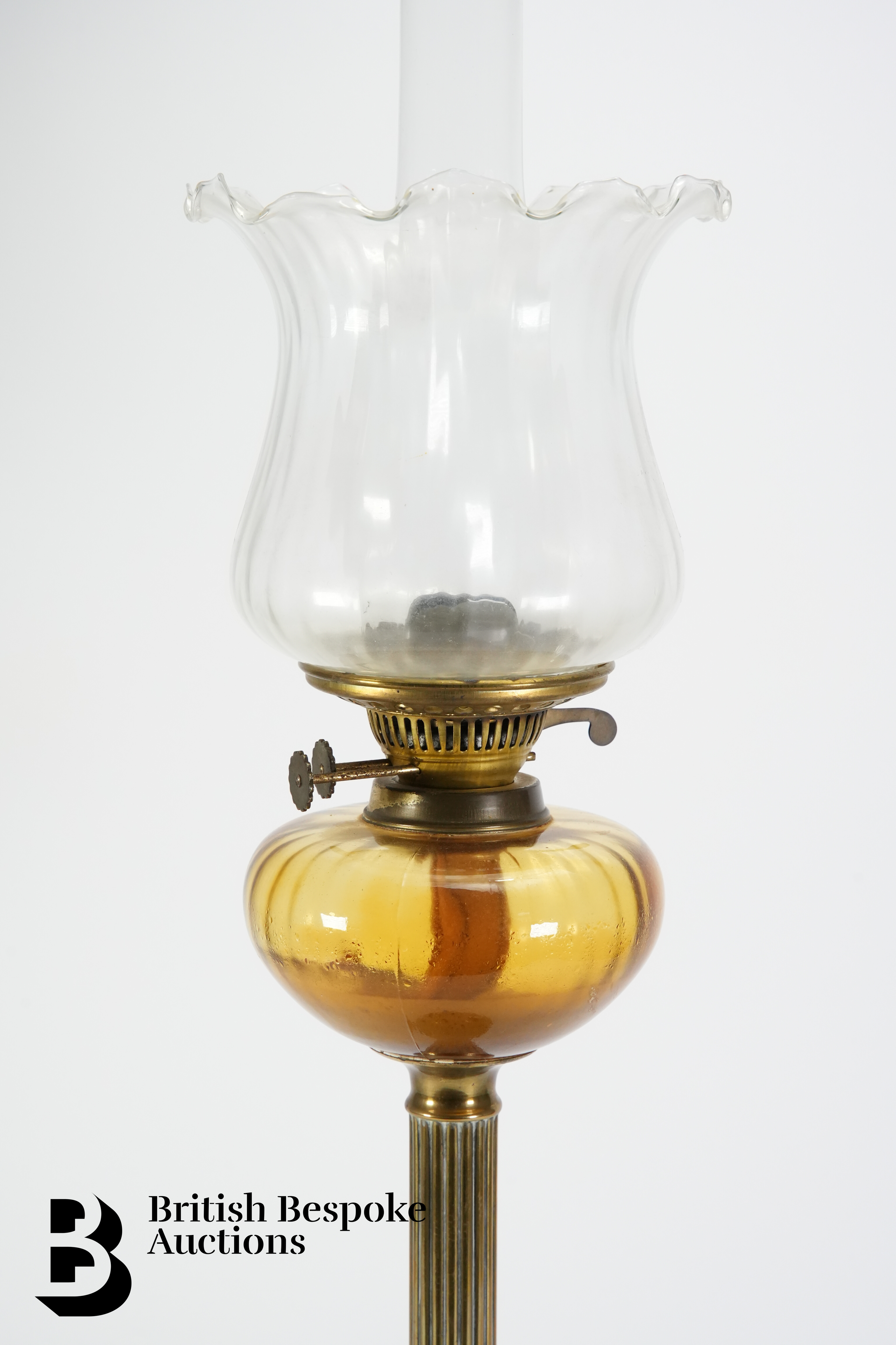 Edwardian Oil Lamp - Image 2 of 3