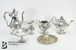 Silver Plated Tea and Coffee Set