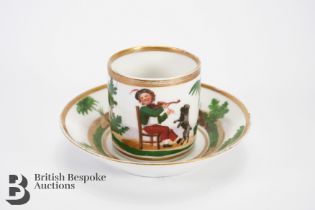 18th Century Porcelain Cup and Saucer