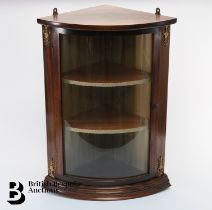 Mid-20th Century Oak Corner Cabinet