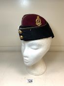 ROYAL ARMY MEDICAL CORPS RAMC OFFICER'S FIELD SERVICE SIDE CAP BY HOBSON & SON LONDON