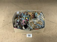 QUANTITY OF COSTUME JEWELLERY AND MORE
