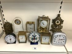 QUANTITY OF CLOCKS INCLUDES CARRIAGE CLOCKS