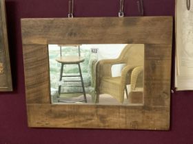 DRIFTWOOD FRAMED WALL MIRROR 68 X 53CM