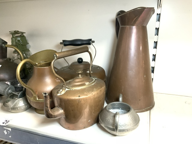 MIXED METALWARE COPPER, PEWTER AND MORE - Image 2 of 6