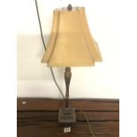 VINTAGE METAL AND RESIN FRENCH STYLE TABLE LAMP 79CM