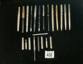 MIXED PARKER PENS SPARES AND REPAIRS