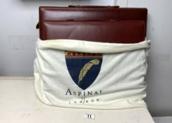 TWO ASPINAL OF LONDON PORTFOLIO BAGS.