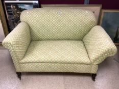 VICTORIAN TWO SEATER DROP-END SOFA 140CM