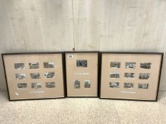 LIBERATION OF PARIS 1944 PHOTOGRAPHS FRAMED AND GLAZED LARGEST 50 X 43CM