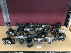 CAMERA'S AND ACCESSORIES CANON EOS, NIKON, VOIGLLANDER AND MORE