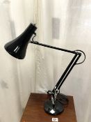 VINTAGE BLACK ANGLEPOISE LAMP BY HERBERT TERRY