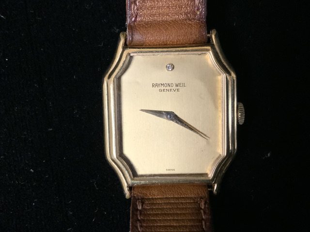 RAYMOND WEIL 7037 MANUAL WIND WATCH AND BROWN LEATHER STRAP - Image 2 of 5