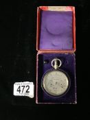 UMLAUFZAHLER EXPERT LAP COUNTER IN POCKET WATCH STYLE AUTOMOTIVE/CYCLING, BOXED
