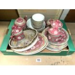 MIXED CHINESE JINGDEZHEN CERAMIC DINNER SERVICE AND MORE