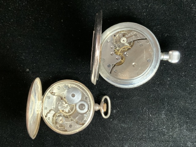 900 SILVER POCKET WATCH (STRONG) WITH ONE OTHER (MEPHISTO) - Bild 4 aus 5