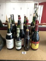 QUANTITY OF ALCOHOL INCLUDES CHATEAUNEUF-DU-PAPE 75, CHARDONNAY 1980, SAINT-EMILION 92 AND MORE