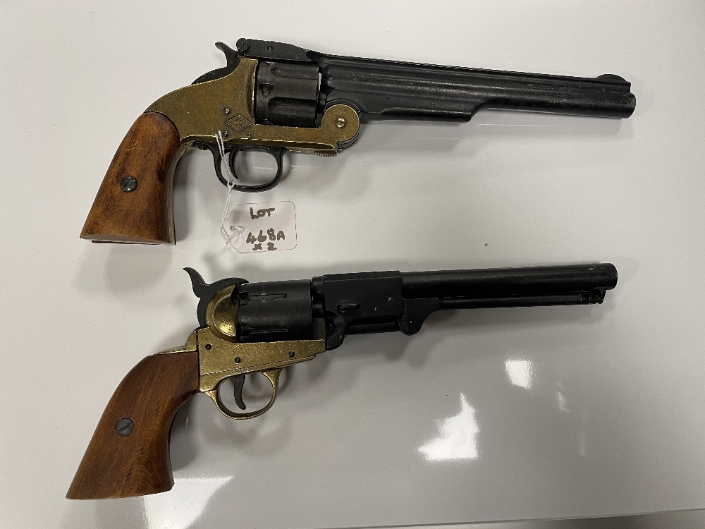 TWO REPRODUCTION SCHOLFIELD SN1008 BY DENIX REVOLVER - Bild 4 aus 5