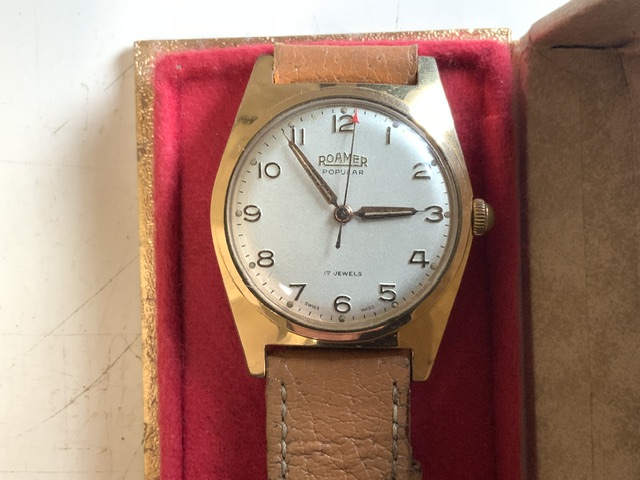 VINTAGE WATCHES INCLUDES BOXED ROAMER (POPULAR), ENICAR (ULTRASONIC) ROTARY BRACELET WATCH (BOXED) - Image 4 of 6