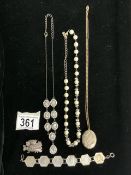 MIXED VINTAGE JEWELLERY