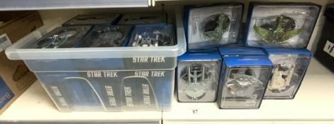 LARGE QUANTITY OF BOXED STAR TREK MODELS