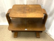 ART DECO TWO TIER COFFEE TABLE 76 X 44CM