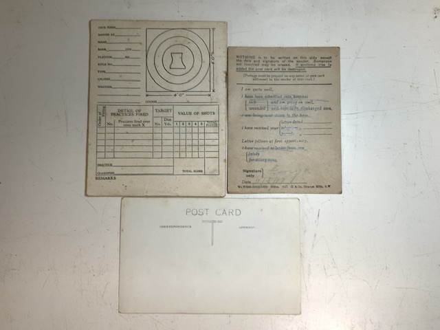 MR AND MRS FINCH LOCAL EPHEMERA INCLUDES HOME GUARD, 13TH SUSSEX BATTALION SCORING BOOK, WWI EPHEMRA - Image 5 of 7