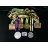 QUANTITY OF MARATHON RUN MEDALS LONDON AND MORE