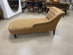 MODERN CHAISE LOUNGE BUTTON BACK 180CM