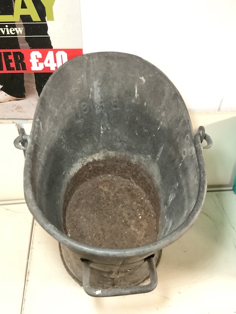 GALVANISED BRITISH RAIL COAL BUCKET. - Image 2 of 4