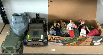 COLLECTION OF ACTION MAN FIGURES AND ACCESSORIES FROM THE 1960s TO THE 1990s