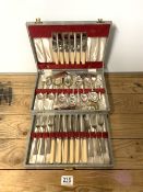 VINTAGE CANTEEN OF CUTLERY BY WEBBER AND HILL